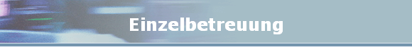 Einzelbetreuung